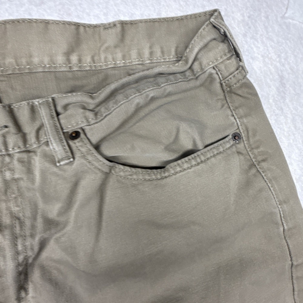 Levi's 505 Mens Pants Khaki Chino Straight Fit Cotton Casual Brown Levis W38X32 - Picture 5 of 15